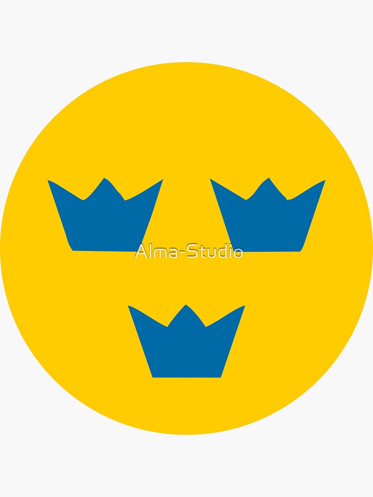 Sweden Sverige Hockey Tre Kronor Three Crowns Vintage Zip Hoodie