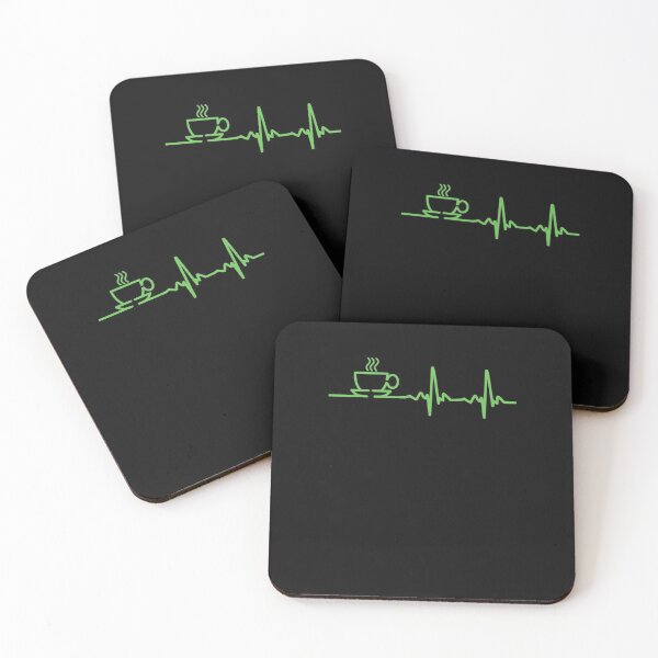 Item preview, Morning Coffee Heartbeat EKG 96 designed and sold by chuoihot2148.