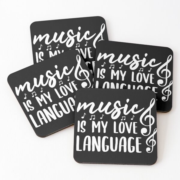 Item preview, Music Is My Love Language - Second Language Singer Gift designed and sold by jacks-tees.