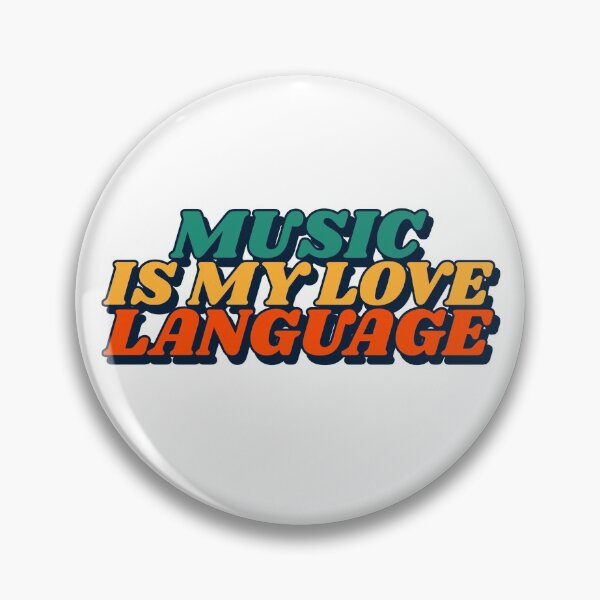 Item preview, Music Is My Love Language - Second Language Singer Gift designed and sold by jacks-tees.