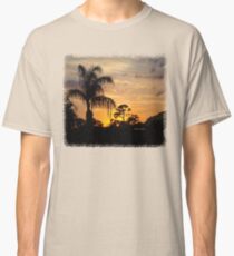 Fast Moving Clouds at Sunset Classic T-Shirt