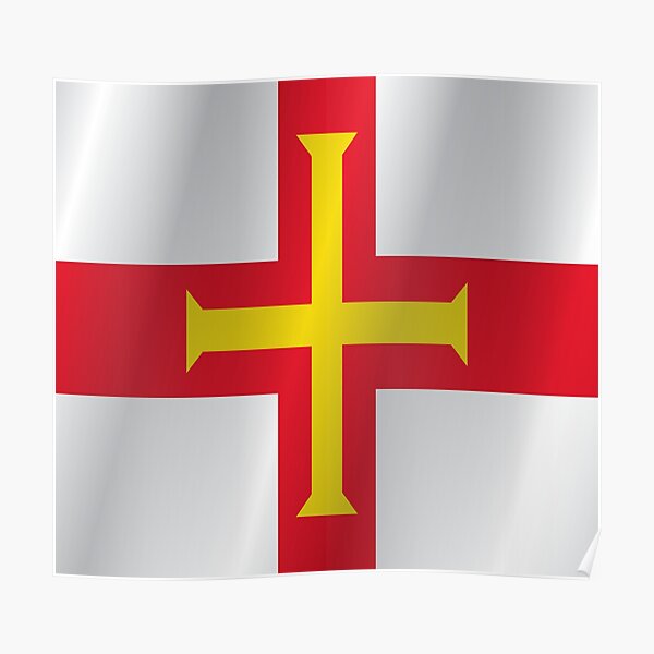 Guernsey flag Poster