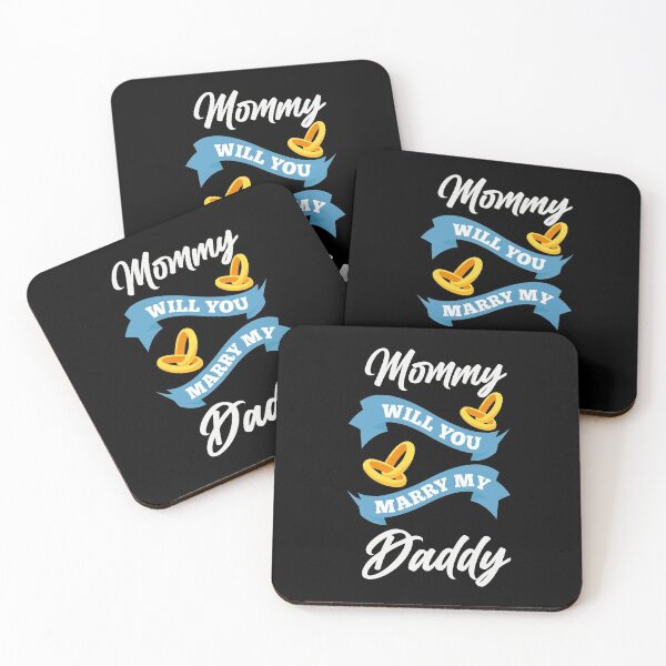 Item preview, Mommy Will You Marry My Daddy Spouse Funny Marriage Proposal designed and sold by wackodesign.