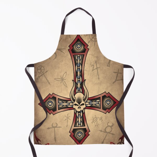 Item preview, Inverted Skull Cross Tattoo designed and sold by Harold Taylor.