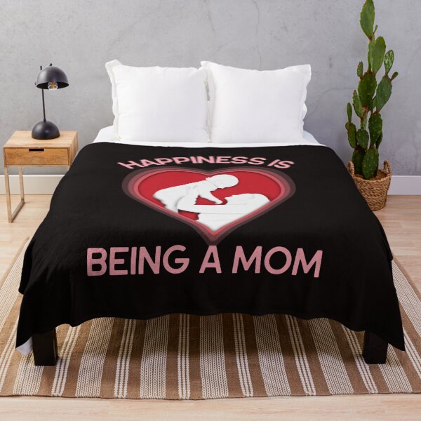 Item preview, Happiness is Being a Mom Mother's Day Heart designed and sold by davestees506.