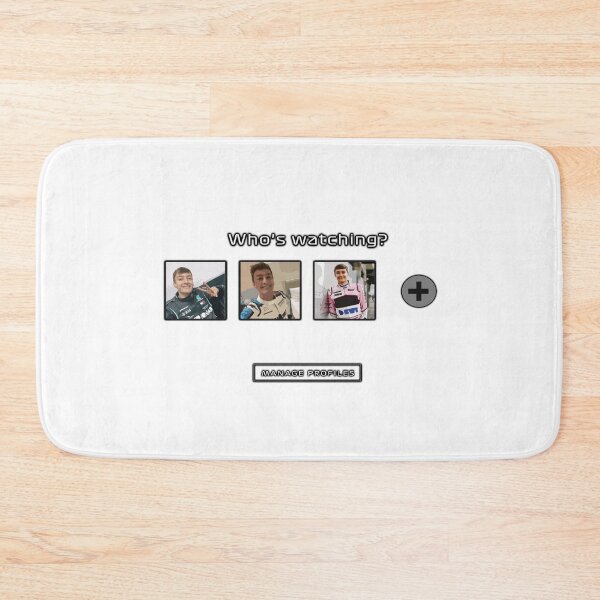 Item preview, netlix profiles screen with george russell Formula 1 mercedes, williams, force india designed and sold by Simone Bulla.
