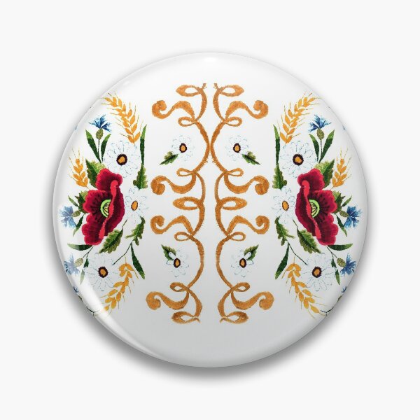 Item preview, Poppy and Cornflower Embroidery designed and sold by Image NDesign.