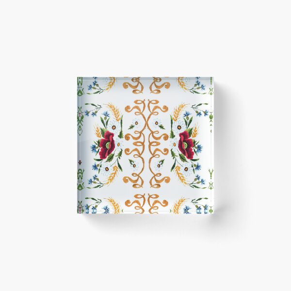 Item preview, Poppy and Cornflower Embroidery designed and sold by Image NDesign.