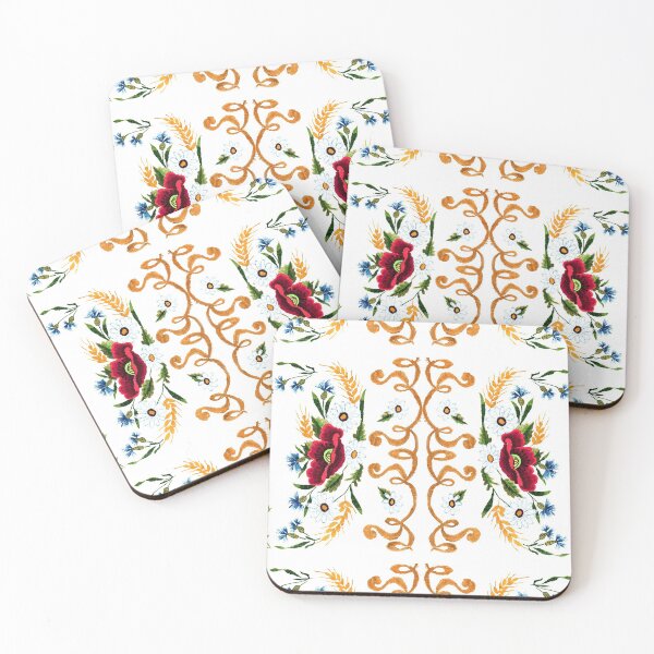 Item preview, Poppy and Cornflower Embroidery designed and sold by Image NDesign.