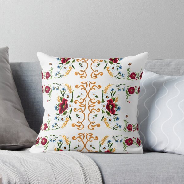 Item preview, Poppy and Cornflower Embroidery designed and sold by Image NDesign.