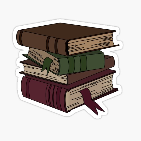Book Aesthetic Green Stickers for Sale