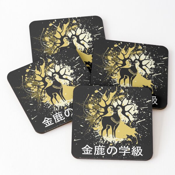 Item preview, Golden Deer - Yellow Splatter Design - Japanese Aesthetic designed and sold by jacob-jendrey.