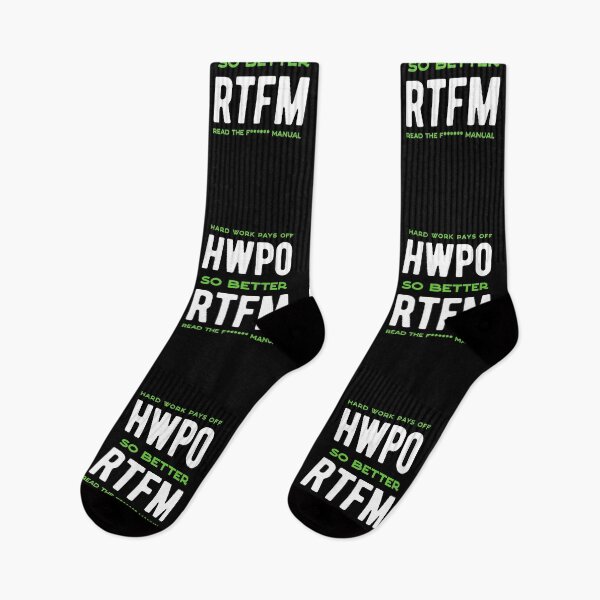 Item preview, rtfm, read the f... manual, hard work pays off designed and sold by hummyteez.