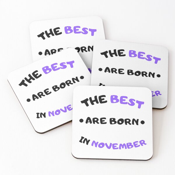 Item preview, The best are born in November designed and sold by Lbrouks.