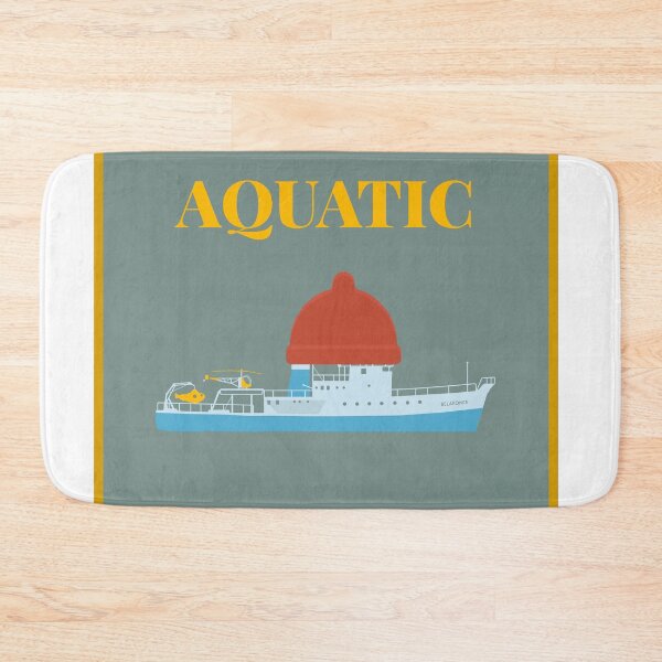 Item preview, Life Aquatic minimal poster designed and sold by chillstudio.