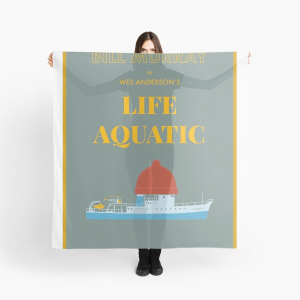 Item preview, Life Aquatic minimal poster designed and sold by chillstudio.