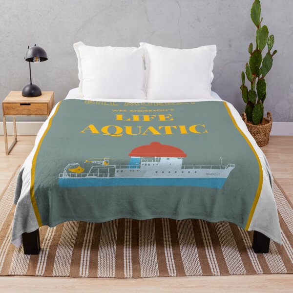 Item preview, Life Aquatic minimal poster designed and sold by chillstudio.