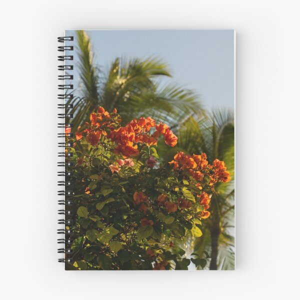 Item preview, Bougainvilleas and Palm Trees Swaying in the Wind in Waikiki, Honolulu, Hawaii designed and sold by Georgia Mizuleva.