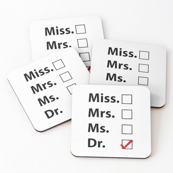 Item preview, Miss Mrs Ms Dr Checklist designed and sold by Tema EL.