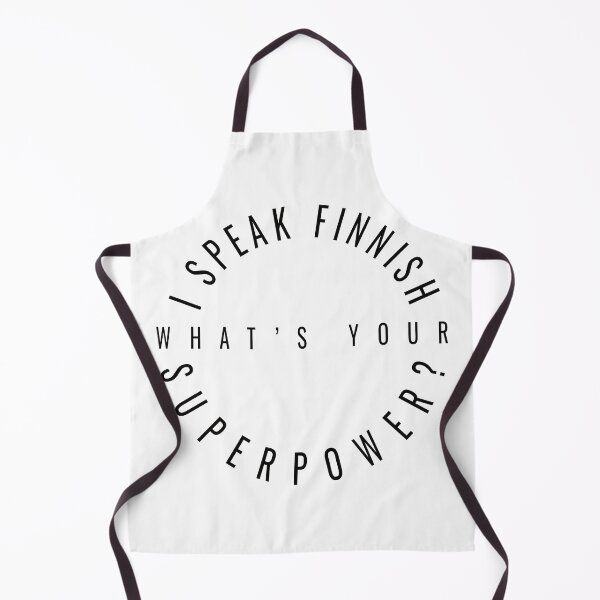 Item preview, I speak Finnish - What's your Superpower? bw designed and sold by knappidesign.