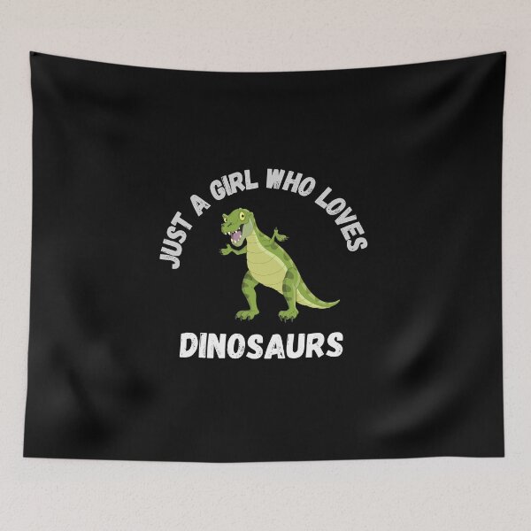 Item preview, Just a girl who loves dinosaurs - Dinosaurs enthusiast design. designed and sold by Theleochick.