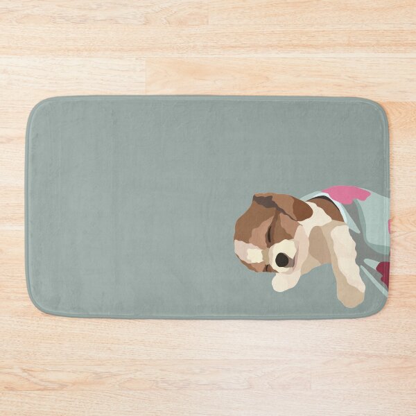 Item preview, Sleeping Cavalier Puppy Dog Portrait Digital Illustration designed and sold by sherylwylie.