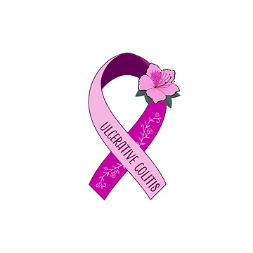 Artwork thumbnail, Ulcerative Colitis Awareness, Ulcerative Colitis Ribbon by AnsDesigns