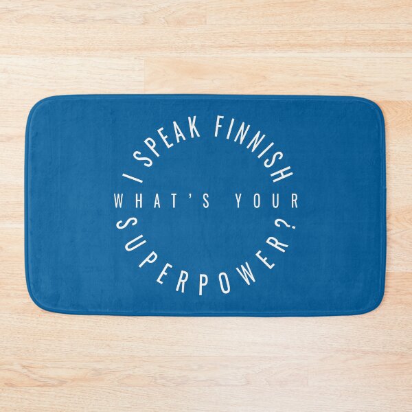 Item preview, I speak Finnish - What's your Superpower? white designed and sold by knappidesign.