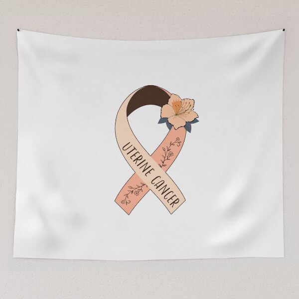 Item preview, Uterine Cancer Awareness, Uterine Cancer Ribbon designed and sold by AnsDesigns.