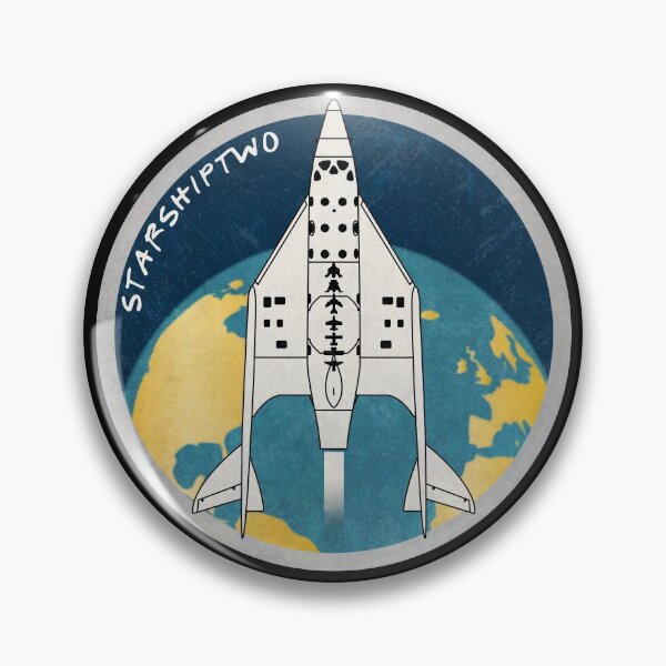 Artikelvorschau, Starshiptwo Badge entworfen und verkauft von BGALAXY.
