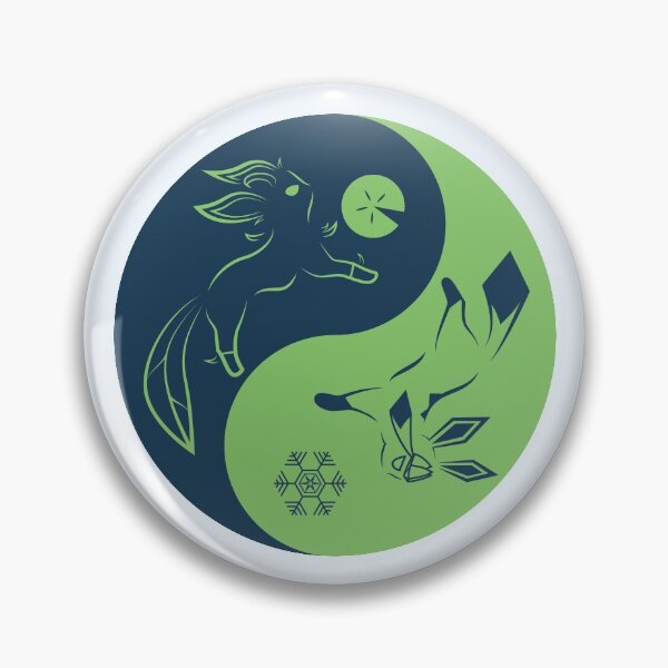 Item preview, Green-blue yinyang designed and sold by Longbow73.