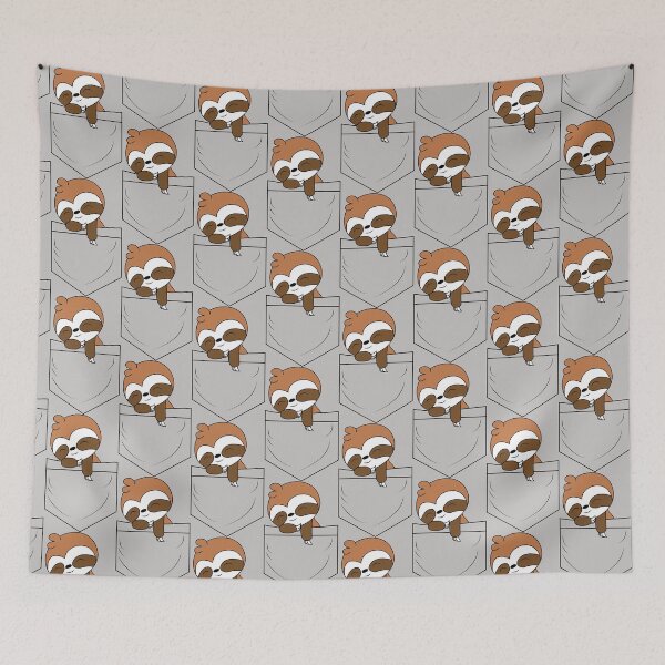 Item preview, Cute Baby Sloth in a Pocket designed and sold by designandclouds.