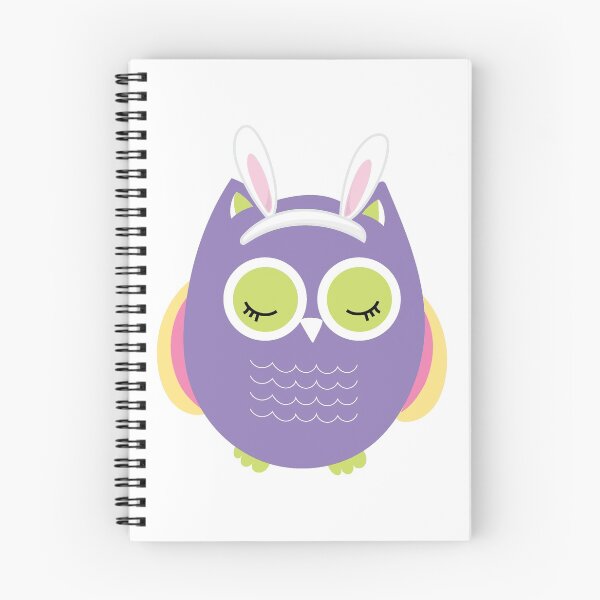 Item preview, happy easter owl purple ear bunnie design designed and sold by selfesteeem.