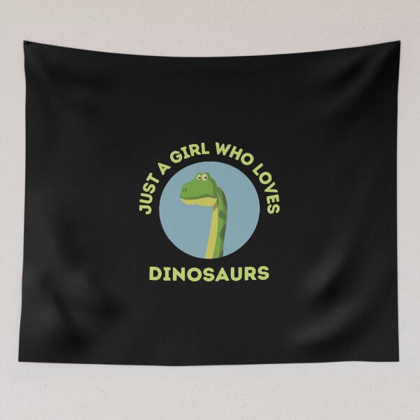 Item preview, Just a girl who loves dinosaurs - Dinosaurs enthusiast design. designed and sold by Theleochick.