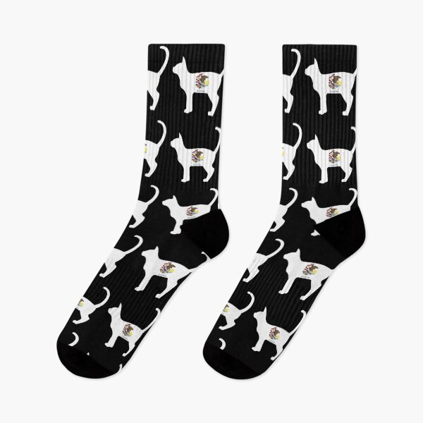 Item preview, State of Illinois Flag for Cat Lovers designed and sold by Gsallicat.