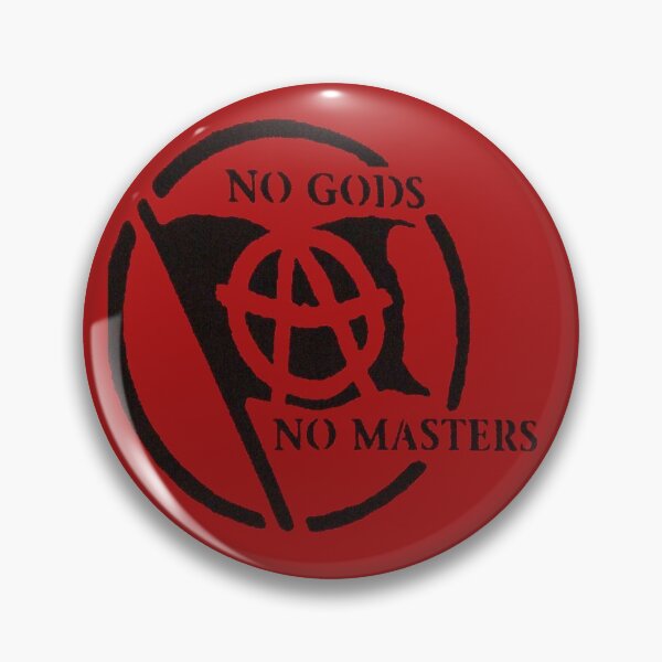 Item preview, No Gods. No Masters - Anarchism designed and sold by DaniVaca.