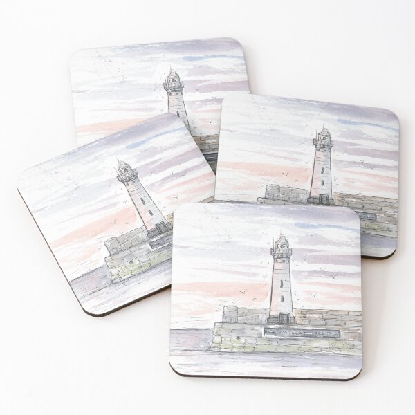 Item preview, Donaghadee lighthouse sunset designed and sold by DebTheZeb.