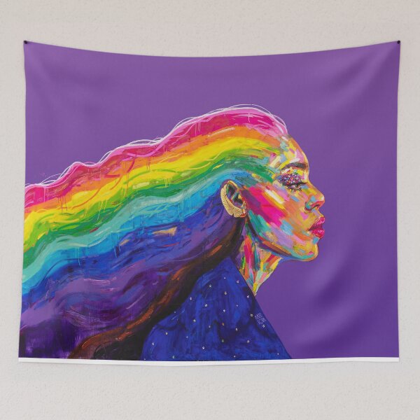 Item preview, Laverne Cox Mural designed and sold by katetova.