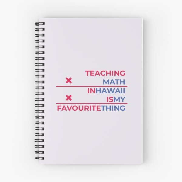 Item preview, Teaching math in Hawaii is my favourite thing  designed and sold by Cat-designs.