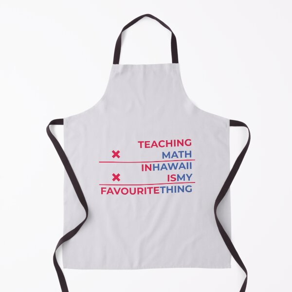 Item preview, Teaching math in Hawaii is my favourite thing  designed and sold by Cat-designs.
