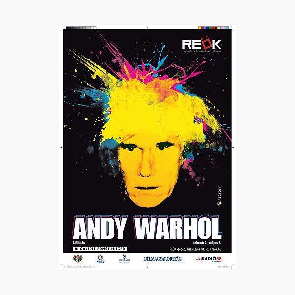 Item preview, Andy Warhol gallery poster designed and sold by steve-1.