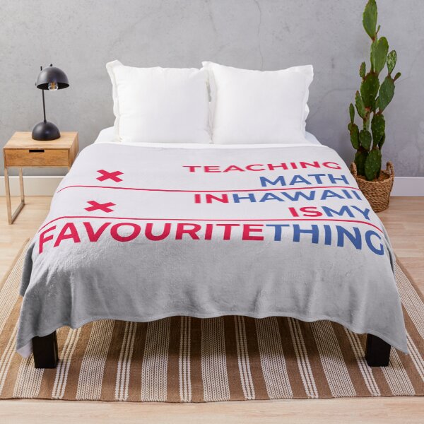 Item preview, Teaching math in Hawaii is my favourite thing  designed and sold by Cat-designs.