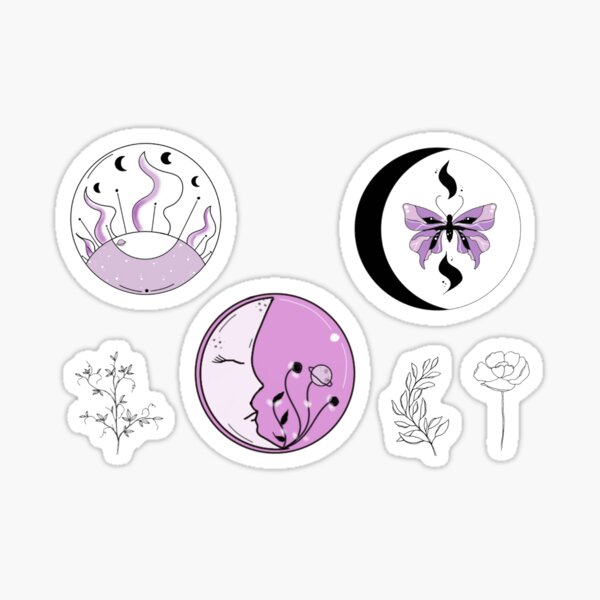 celestial sticker sheet Sticker