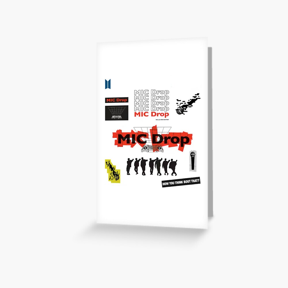 BTS Mic Drop Stickers | Kpop Sticker pack | Bangtan Stickers