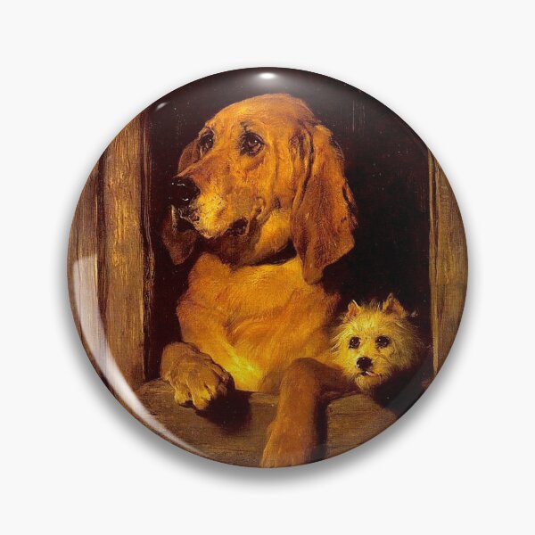 Item preview, DIGNITY and IMPUDENCE : Vintage 1866 Landseer Painting Print designed and sold by posterbobs.
