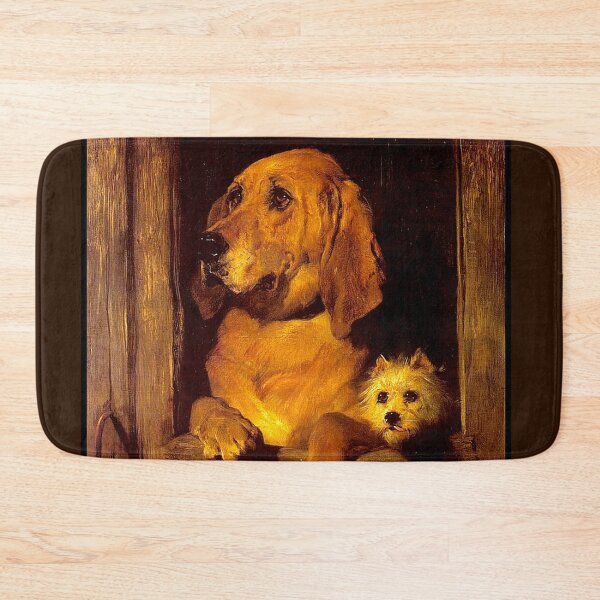 Item preview, DIGNITY and IMPUDENCE : Vintage 1866 Landseer Painting Print designed and sold by posterbobs.