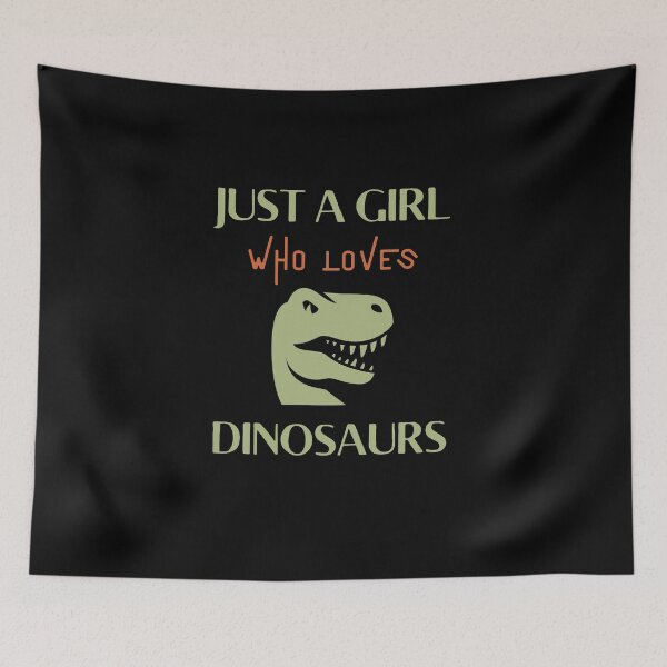 Item preview, Just a girl who loves dinosaurs - dinosaurs lover shirt. designed and sold by Theleochick.