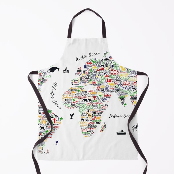 Item preview, Typography World Map. Travel Poster with cities and sightseeing attractions.  designed and sold by Moloko88.