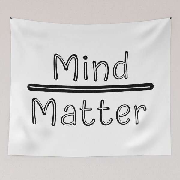 Item preview, Mente sobre materia, blanco y negro designed and sold by Holly-Pops.