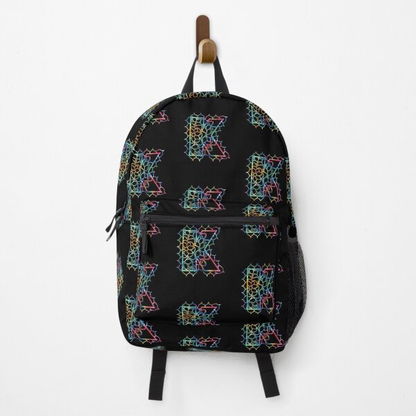 Item preview, Tie Dye Mandala Letter K Monogram Capital Letter designed and sold by kawaiisplatter.